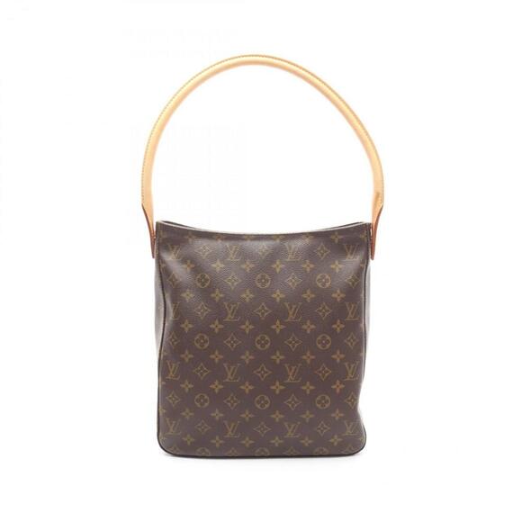 LOUIS VUITTON Brown Monogram Leather Looping GM Shoulder Bag - Picture 1 of 11